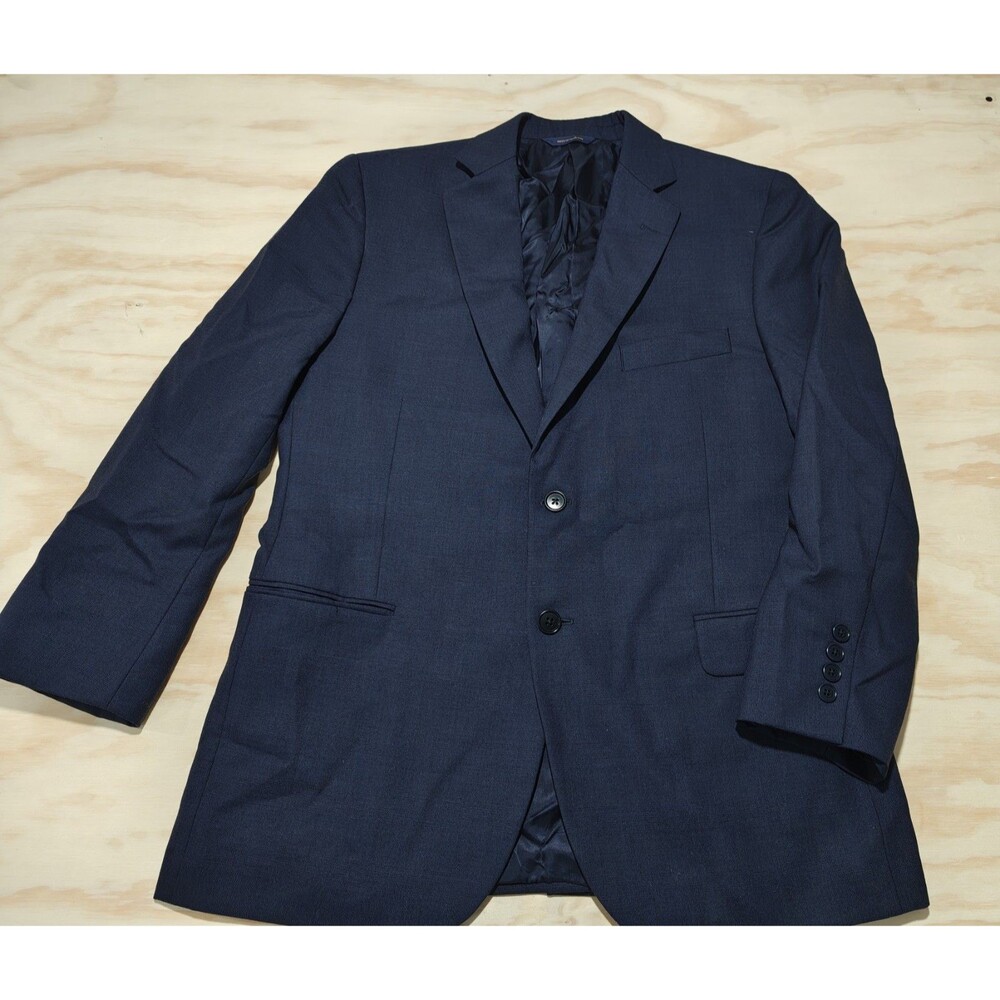 Brooks Brothers Mens 42S Blue Suit Jacket Blazer 2 Button Classic Fit